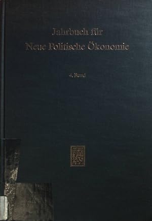 Imagen del vendedor de Jahrbuch fr Neue Politische konomie: BAND 4: Die Vertragstheorie als Grundlage der Parlamentarischen Demokratie. a la venta por books4less (Versandantiquariat Petra Gros GmbH & Co. KG)