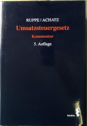 Seller image for Umsatzsteuergesetz : Kommentar. for sale by books4less (Versandantiquariat Petra Gros GmbH & Co. KG)