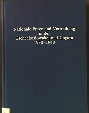 Bild des Verkufers fr Nationale Frage und Vertreibung in der Tschechoslowakei und Ungarn 1938 - 1948 : aktuelle Forschungen. Zentraleuropa-Studien ; Bd. 3 zum Verkauf von books4less (Versandantiquariat Petra Gros GmbH & Co. KG)