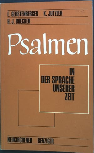 Bild des Verkufers fr Psalmen in der Sprache unserer Zeit. zum Verkauf von books4less (Versandantiquariat Petra Gros GmbH & Co. KG)