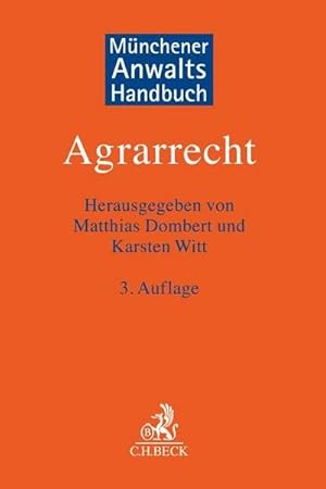 Bild des Verk�ufers f�r M�nchener Anwaltshandbuch Agrarrecht zum Verkauf von AHA-BUCH GmbH