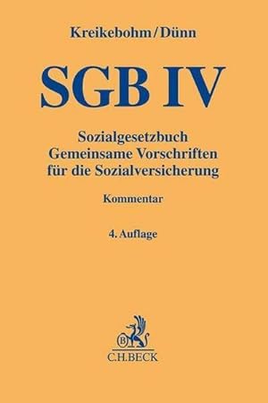 Immagine del venditore per Sozialgesetzbuch : Gemeinsame Vorschriften fr die Sozialversicherung - SGB IV venduto da AHA-BUCH GmbH