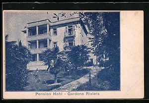 Cartolina Gardone Riviera, Pension Hohl