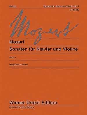 Imagen del vendedor de Sonaten : Nach Autographen und Erstausgaben. Band 1. Violine und Klavier. a la venta por AHA-BUCH GmbH