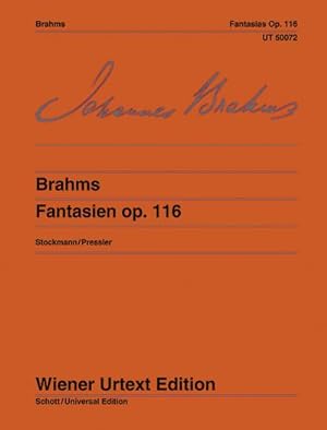 Bild des Verkufers fr Fantasien : Nach Autograf, Originalausgabe und anderen authentischen Vorlagen. op. 116. Klavier. zum Verkauf von Smartbuy