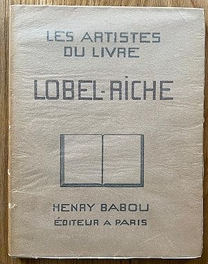 Seller image for Les Artistes du Livre - Lobel-Riche for sale by Setanta Books