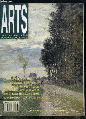 Seller image for Arts actualits magazine n 36 - Claude Monet et ses amis, Ecole de Moscou : Boris Birger, Edgar Degas : matire et couleur, Stanislas Lpine : Les moires argentes, Georges Rouault : miserere, Jean Chauvin : un trange mystre, Joan Miro : les livres for sale by Le-Livre