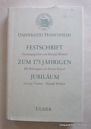 Festschrift zum 175jährigen Jubiläum. Herausgegeben von Harald Winkel. Stuttgart, Ulmer, 1993. Mi...