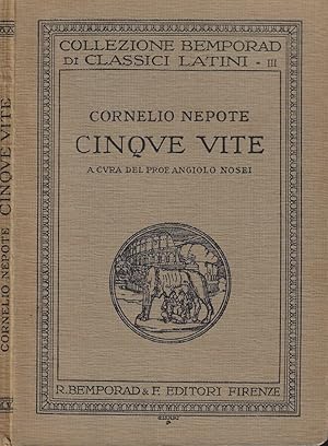 Bild des Verkufers fr Cinque vite zum Verkauf von Biblioteca di Babele