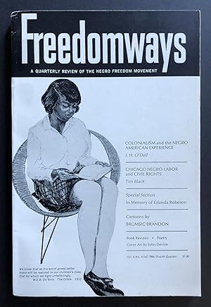 Imagen del vendedor de Freedomways : A Quarterly Review of the Negro Freedom Movement, Volume 6, Number 4 (Fall 1966) a la venta por Philip Smith, Bookseller