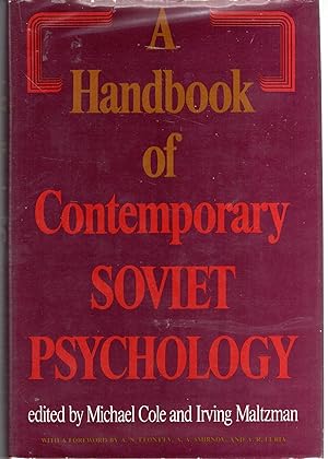 Seller image for A Handbook of Contemporary Soviet Psychology for sale by Dorley House Books, Inc.