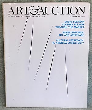 Bild des Verkufers fr Art & Auction February 1990 Vol. XXII No. 7 zum Verkauf von Argyl Houser, Bookseller