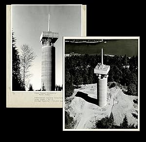 Aerial Photographs of Simon Fraser University Water Tower c. 1965