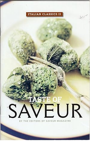 Imagen del vendedor de Taste of Saveur: Italian Classics II a la venta por Recycled Books & Music