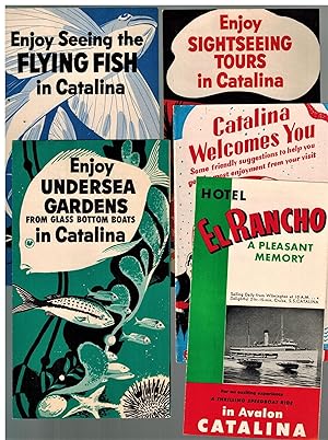 A Group of Five Catalina, California Tourist Brochures