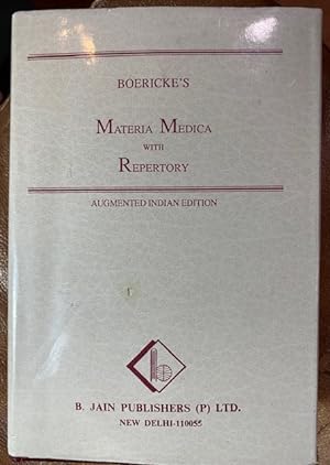 Seller image for Boericke's Materia Medica With Repertory, Pocket manual of homoeopathic materia medica for sale by Sparrow Reads