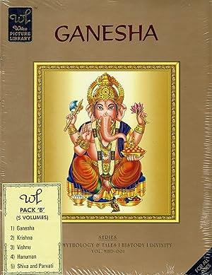 PACK B (5 Volumes) Ganesha, Krishna, Vishnu, Hanuman, Shiva and Parvati