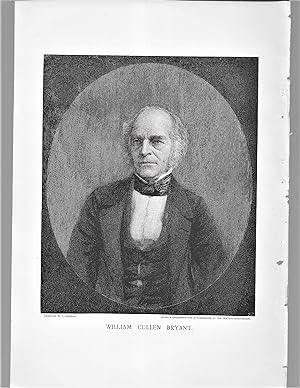 Seller image for William Cullen Bryant, Portrait Illustration for sale by Legacy Books II
