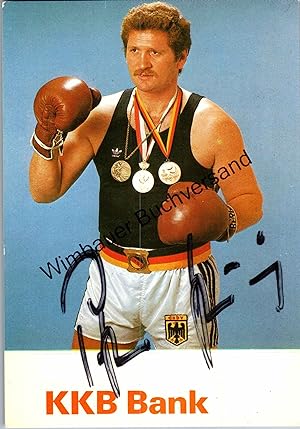 Bild des Verkäufers für Original Autogramm Peter Hussing (1948-2012) Boxer /// Autograph signiert signed signee zum Verkauf von Wimbauer Buchversand