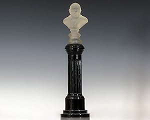 Benjamin Harrison Glass Bust.