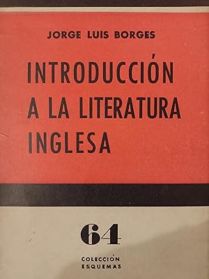 Imagen del vendedor de INTRODUCCIÓN A LA LITERATURA INGLESA 1965 PRIMERA EDICIÓN a la venta por FELISBERTA LIBROS