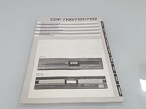 Immagine del venditore per CDP 7100/7101/7102, Bedienungsanleitung venduto da SIGA eG