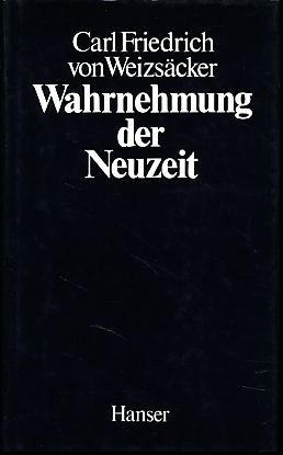 Bild des Verkufers fr Wahrnehmung der Neuzeit. zum Verkauf von Fundus-Online GbR Borkert Schwarz Zerfa