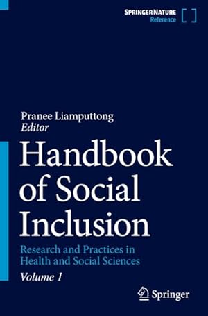 Bild des Verkufers fr Handbook of Social Inclusion : Research and Practices in Health and Social Sciences zum Verkauf von AHA-BUCH GmbH