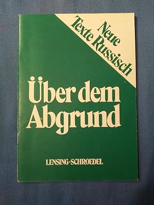 Bild des Verkufers fr ber den Abgrund.- Neue Texte Russisch Heft 2 - zum Verkauf von Antiquariat BehnkeBuch