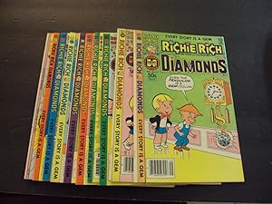 10 Iss Richie Rich Diamonds #19,38,44-45,48-50,52-54 Bronze Age Harvey Comics