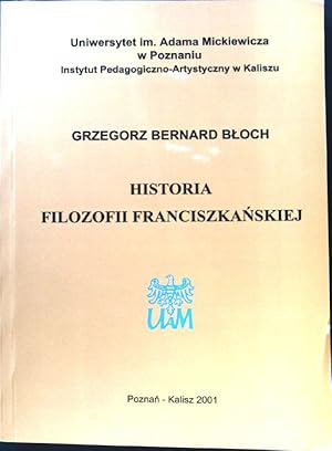 Historia Filozofii Franciszkanskiej;