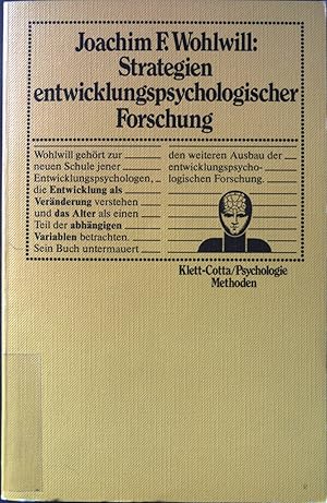 Seller image for Strategien entwicklungspsychologischer Forschung. for sale by books4less (Versandantiquariat Petra Gros GmbH & Co. KG)
