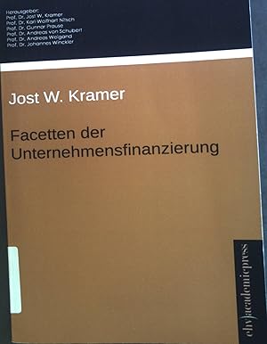 Seller image for Facetten der Unternehmensfinanzierung. for sale by books4less (Versandantiquariat Petra Gros GmbH & Co. KG)