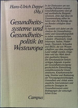 Seller image for Gesundheitssysteme und Gesundheitspolitik in Westeuropa. for sale by books4less (Versandantiquariat Petra Gros GmbH & Co. KG)