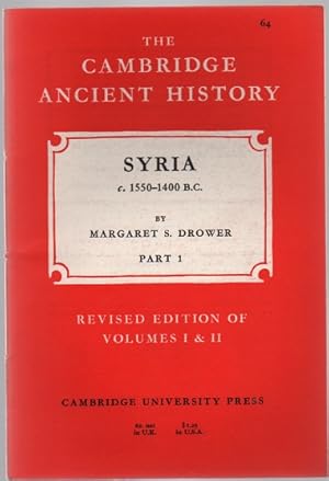 Seller image for Syria c 1550-1400 B C. Part 1 for sale by Sonnets And Symphonies