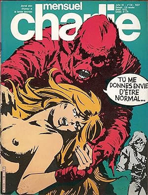 "CHARLIE MENSUEL N°138 / juillet 1980" ROMERO : AXA