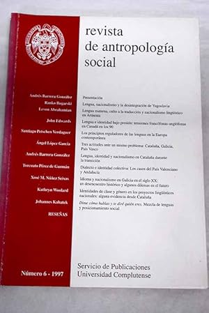 Revista de antropología social, 6