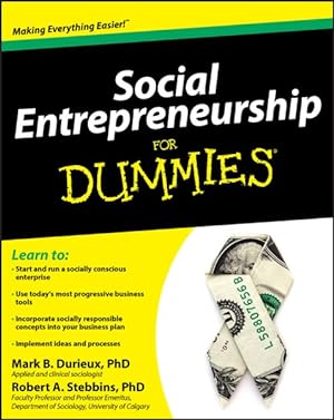 Seller image for Social Entrepreneurship for Dummies for sale by GreatBookPrices