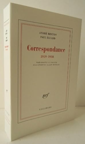 CORRESPONDANCE. 1919-1938. PRESENTEE ET EDITEE PAR ETIENNE-ALAIN HUBERT.&#8206;