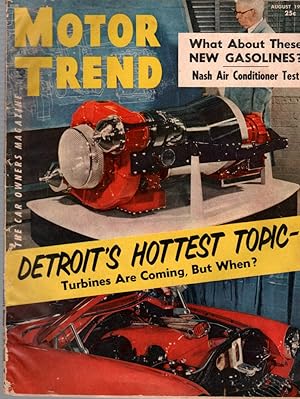 1954 54 August Motor Trend Magazine The Car Owners Magazine
