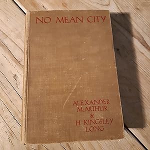 No Mean City: A Story of the Glasgow Slums