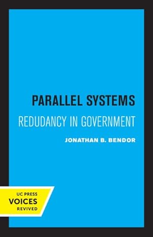Immagine del venditore per Parallel Systems : Redundancy in Government venduto da GreatBookPrices