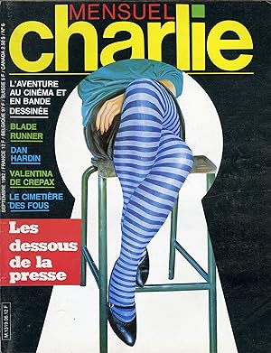 "MENSUEL CHARLIE N°6 (Septembre 1982)" / Couverture par FRENZEL