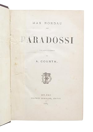 Max Nordau - Paradossi