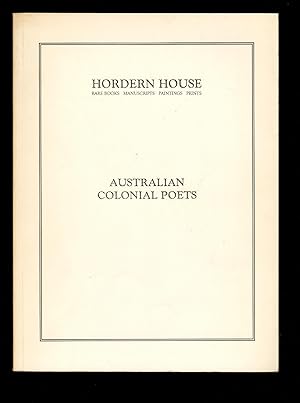 Image du vendeur pour Australian Colonial Poets mis en vente par Leopolis