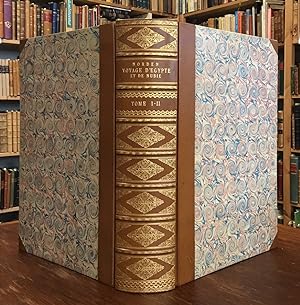 Immagine del venditore per Voyage d'Egypte et de Nubie, par Mr. Frederic Lous Norden, capitaine des vaisseaux du roi. Ouvrage enrichie de Cartes & de Figures dessines sur les lieux, par l'Auteur mme. venduto da Vangsgaards Antikvariat Aps