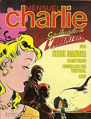 "MENSUEL CHARLIE N°20 (Novembre 1983)" / LA DAME DE SINGAPOUR / Couverture par Al COUTELIS