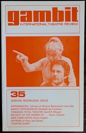 Immagine del venditore per Gambit: international theatre review. Volume 9 Number 35: (Simone Benmussa issue). Executive Editor, Robert Rietty; Editor, John Calder venduto da James Fergusson Books & Manuscripts