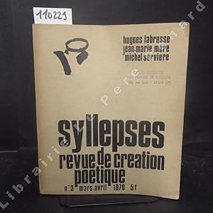 Seller image for Syllepses N 3 : Hugues Labrusse - Jean-Marie More - Michel Serviere for sale by Librairie-Bouquinerie Le Pre Pnard