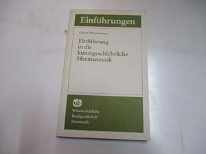 Seller image for Einfhrung in die kunstgeschichtliche Hermeneutik. for sale by Ottmar Mller